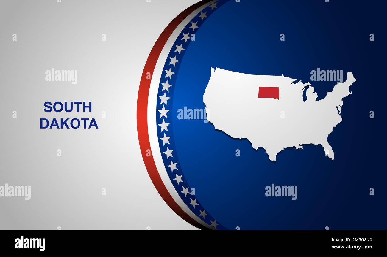 South dakota map hires stock photography and images Alamy
