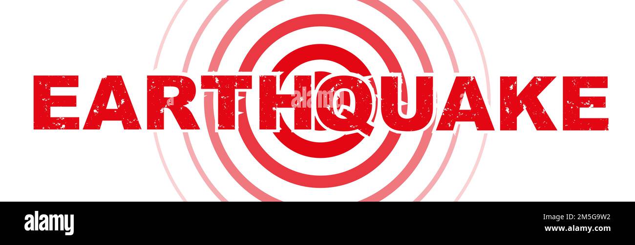 Earthquake background. seismogram for seismic measurement Stock Vector