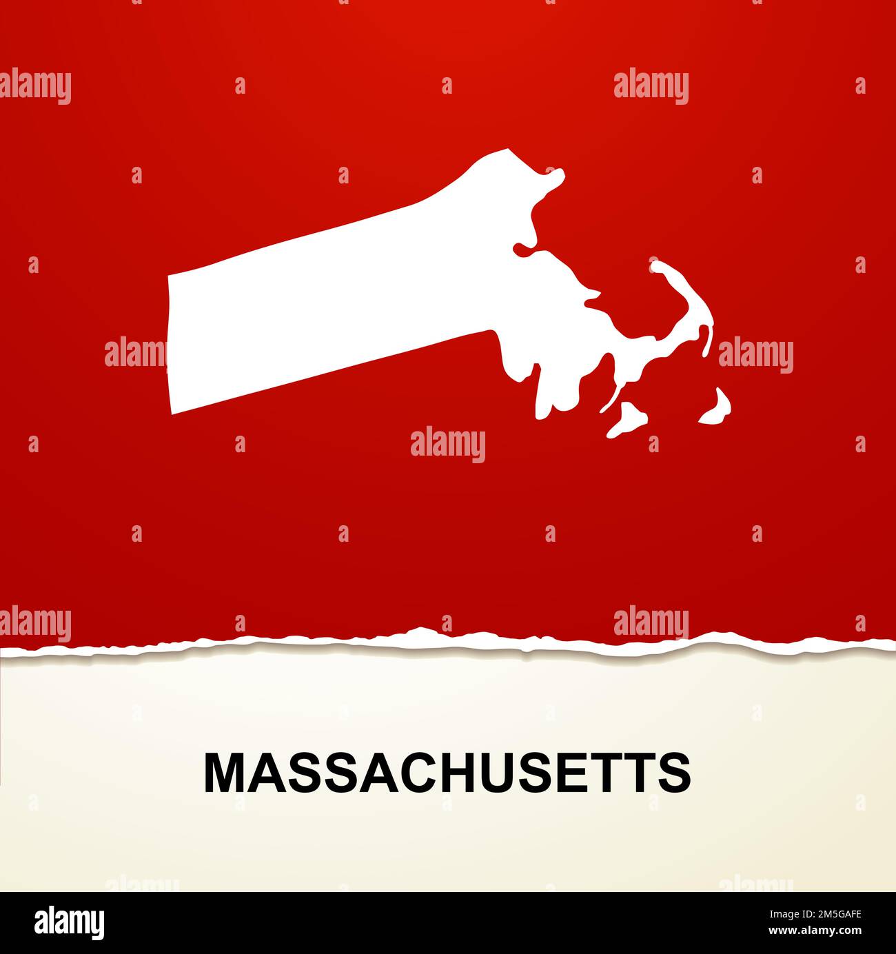 Massachusetts map vector background Stock Vector Image & Art Alamy