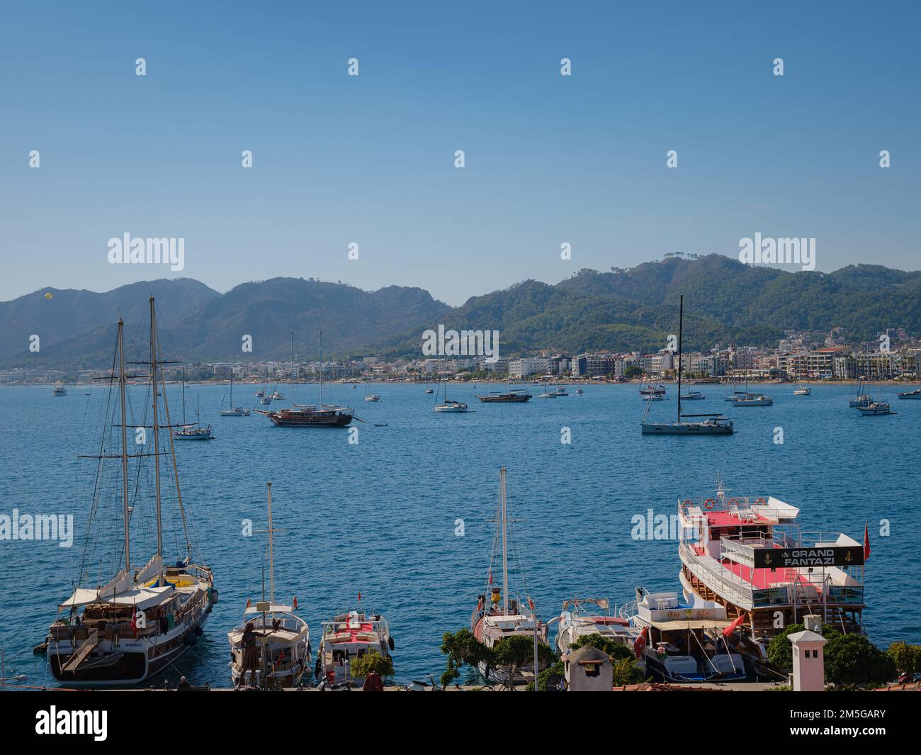 MARMARIS, TURKEY - october 23 2022: Marmaris Castle interior view in ...