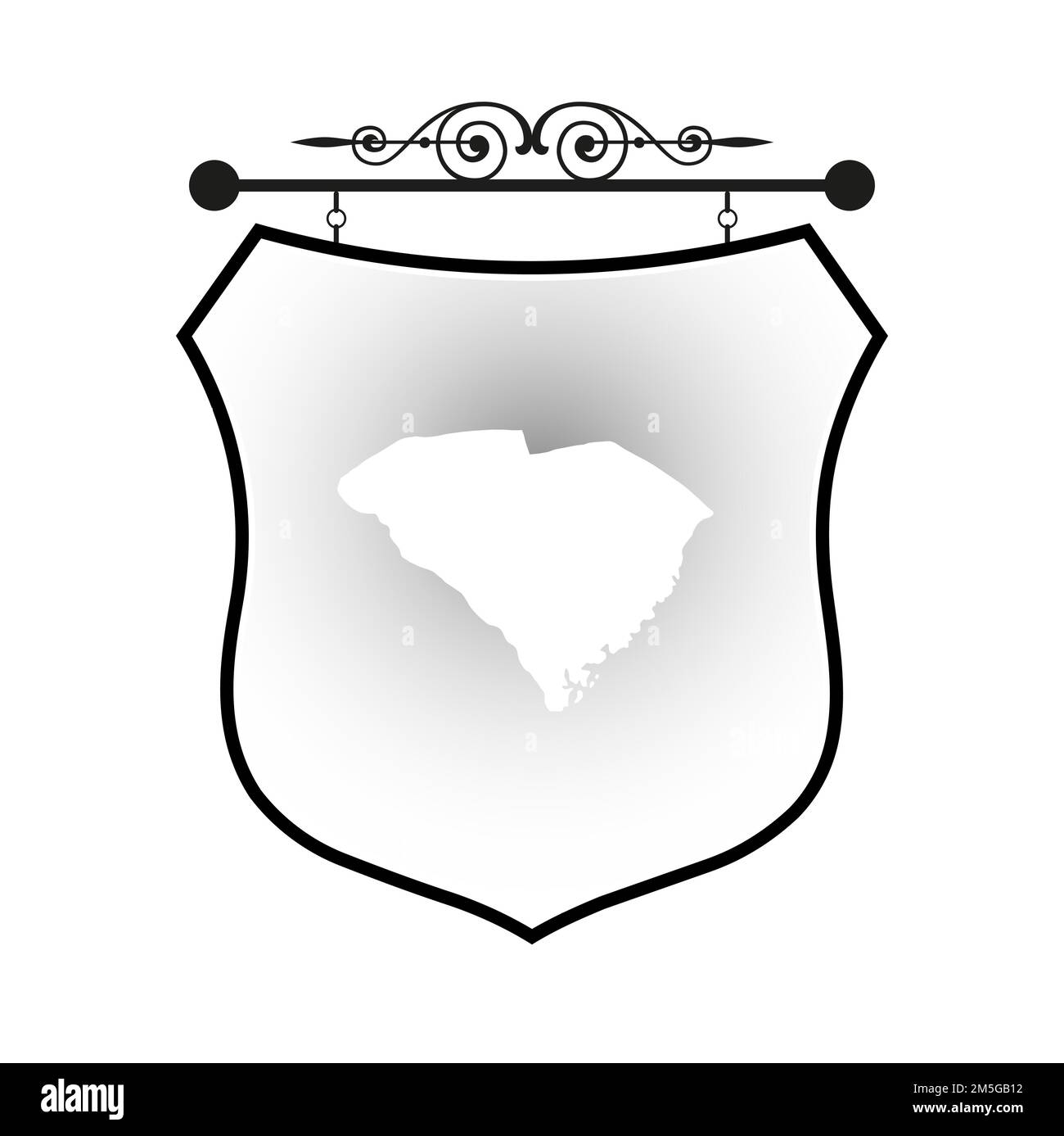 South carolina map Stock Vector Images - Alamy
