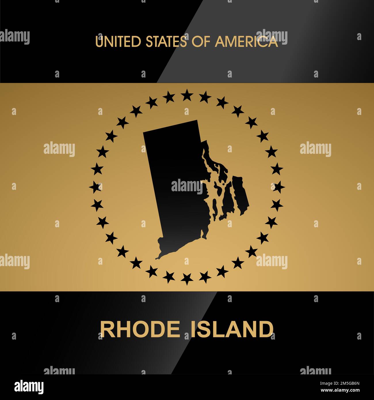 Rhode island map Stock Vector Images Alamy