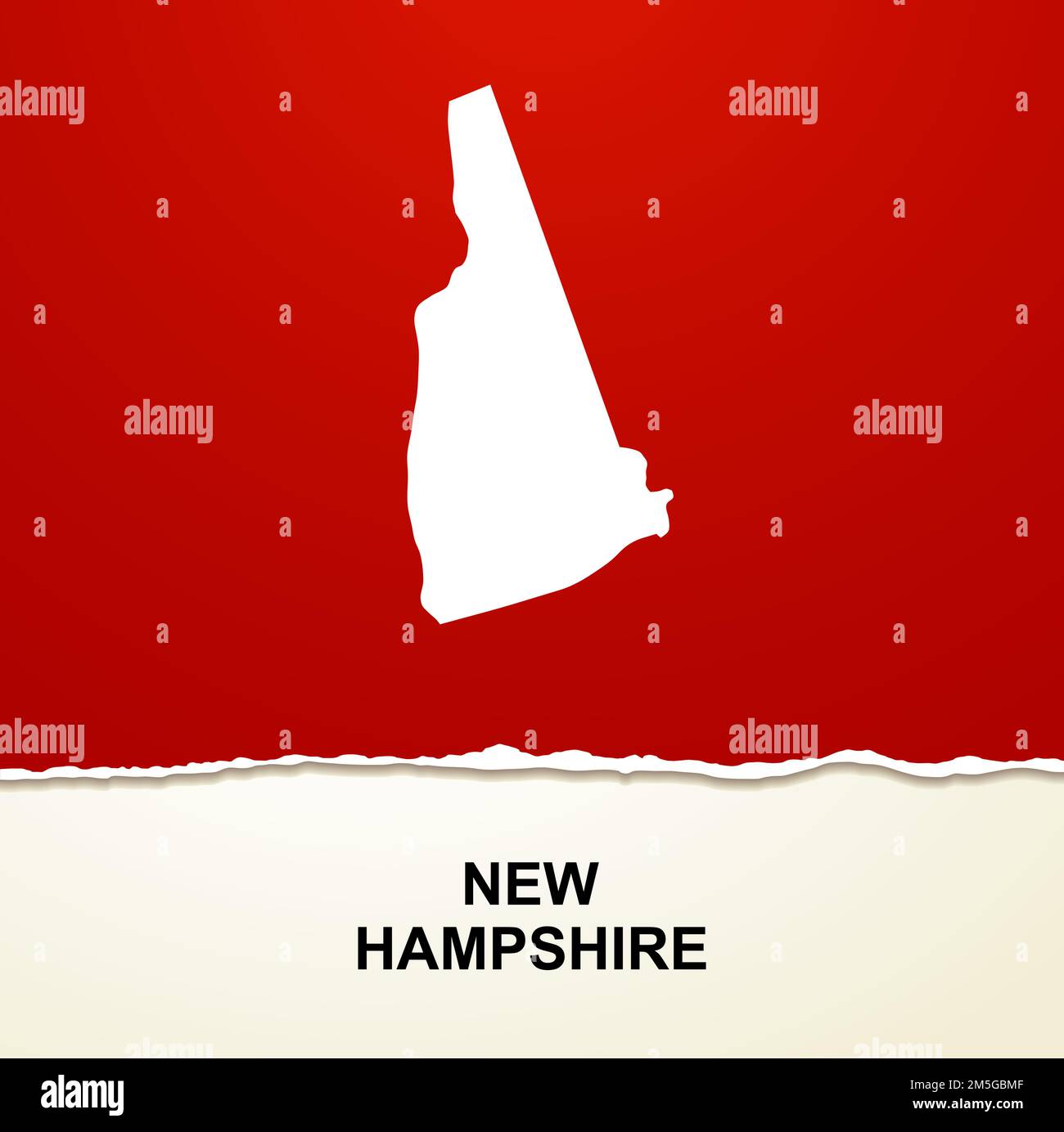 New Hampshire map vector background Stock Vector Image & Art Alamy