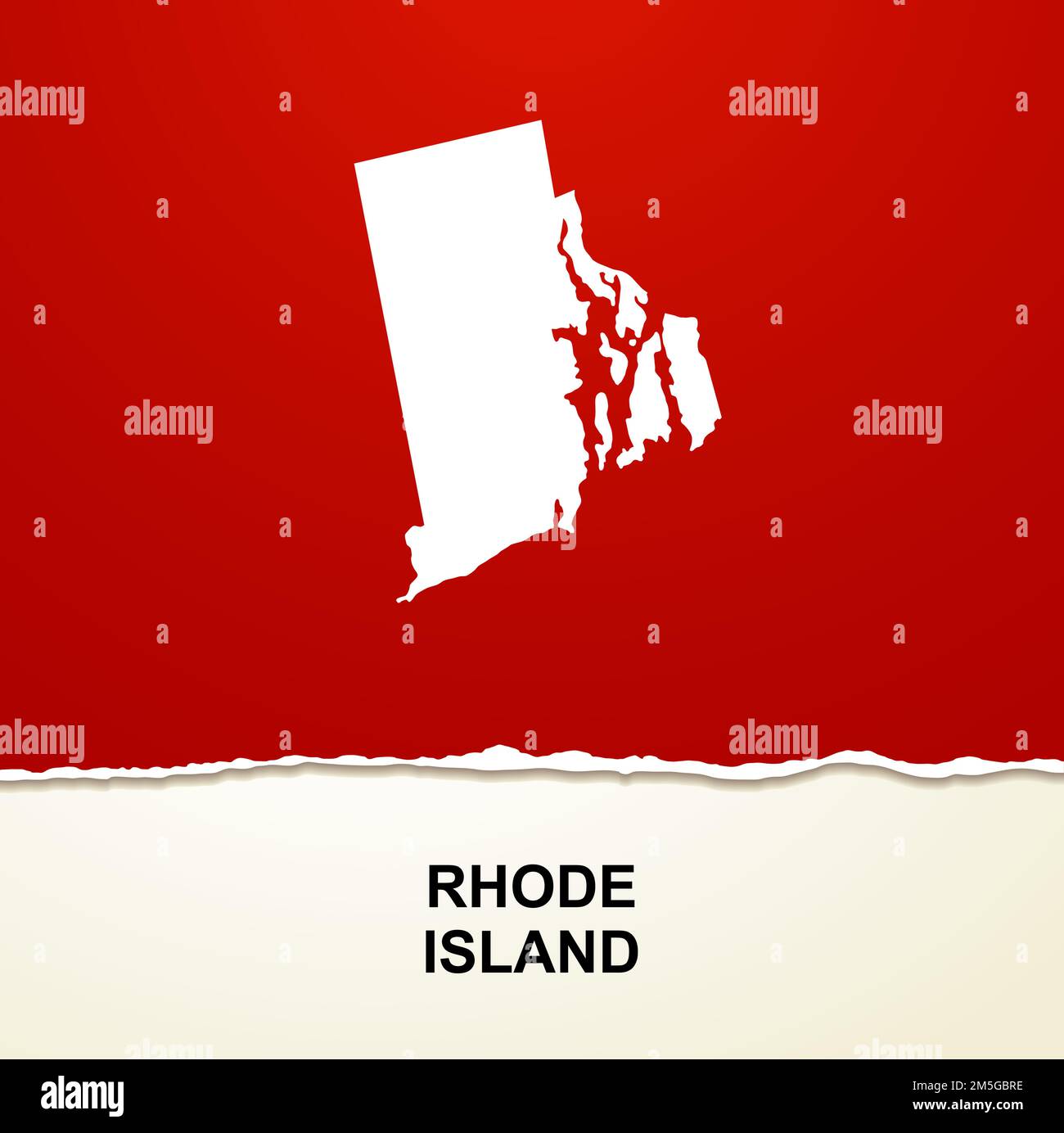 Rhode island map Stock Vector Images Alamy