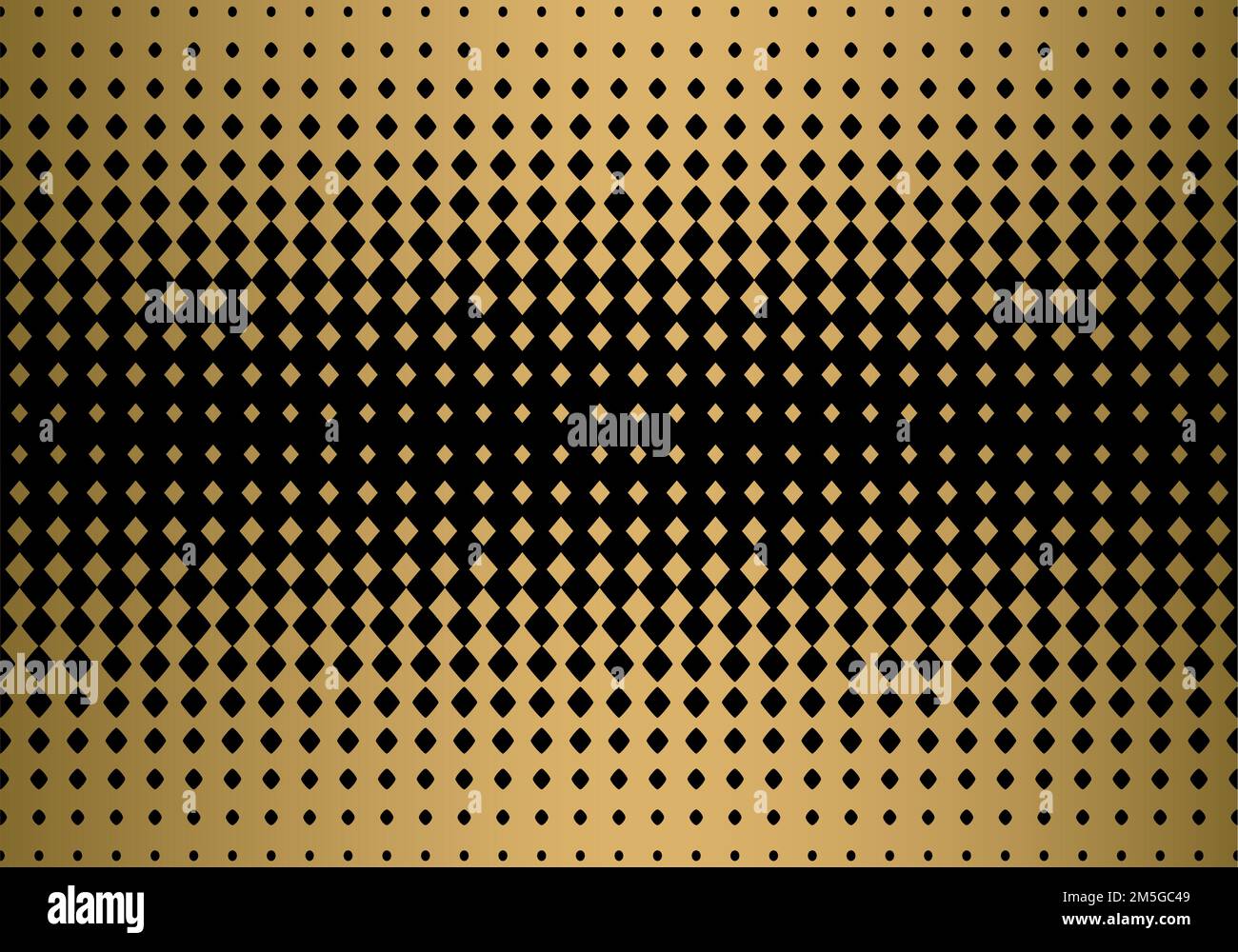 halftone effect gradients, gold and black vector background Stock ...