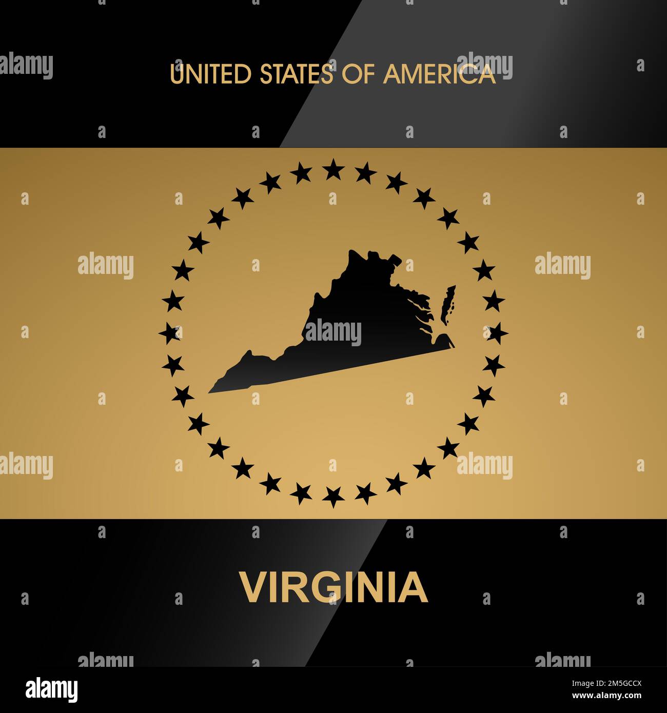 Virginia map vector background Stock Vector Image & Art Alamy