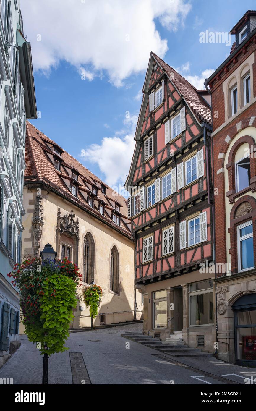 Historic halftimbered house on the Schulberg, Tuebingen, Baden