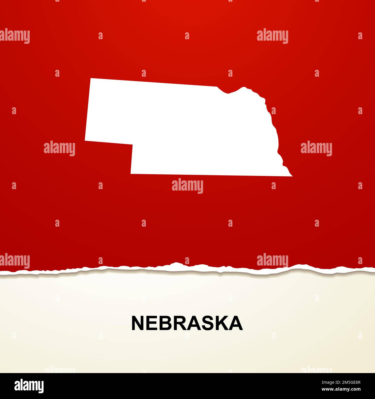 Nebraska map Stock Vector Images - Alamy