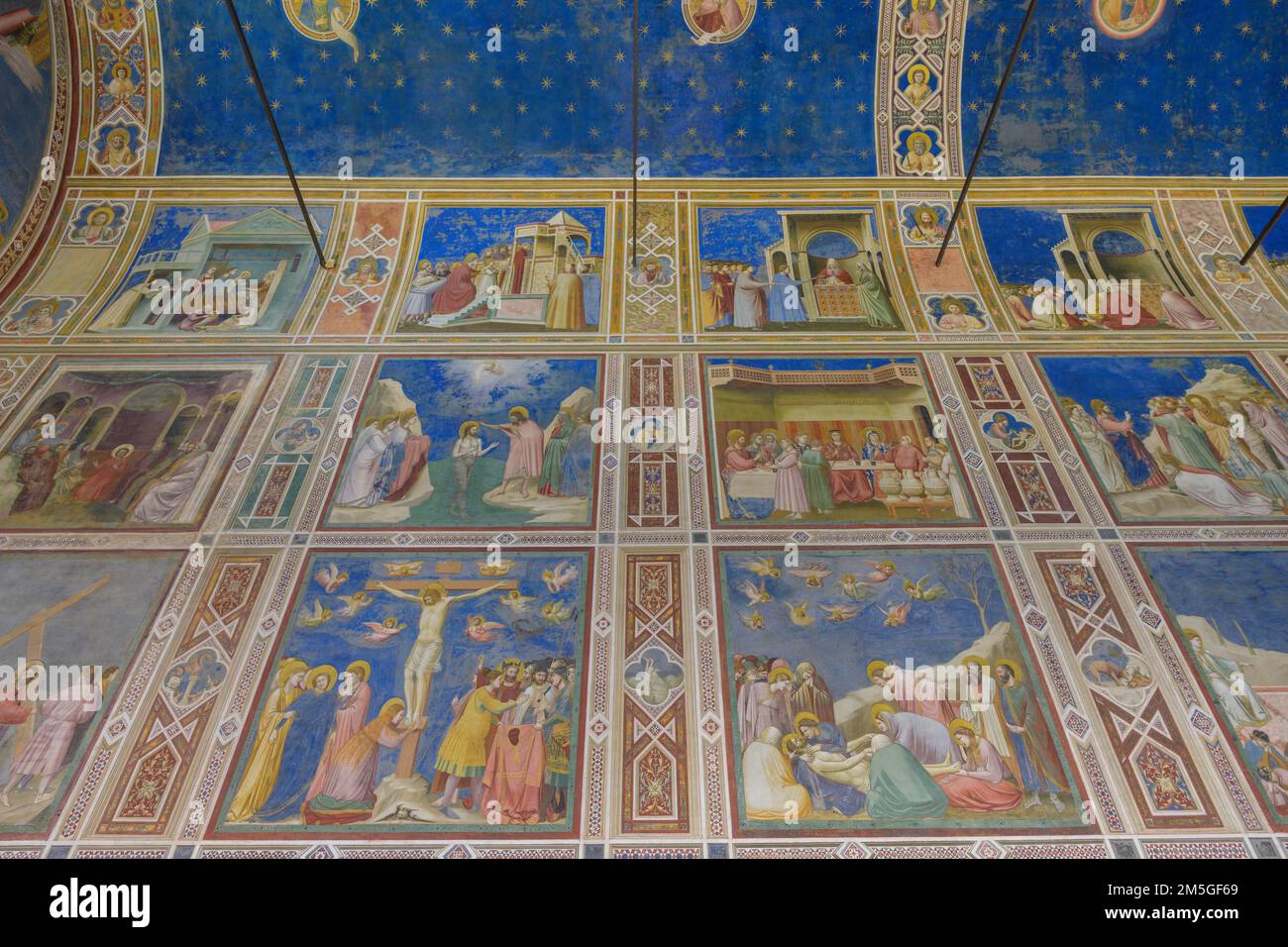 Scrovegni Chapel or Arena Chapel with frescoes by Giotto di Bondone ...