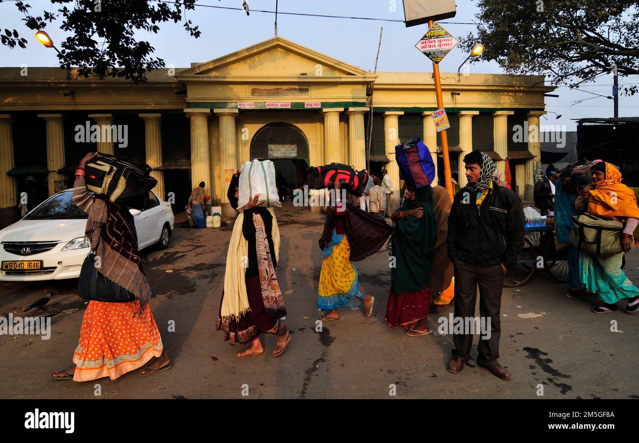 The Babu Ghat pavilion on Strand Road, Kolkata, India Stock Photo Alamy