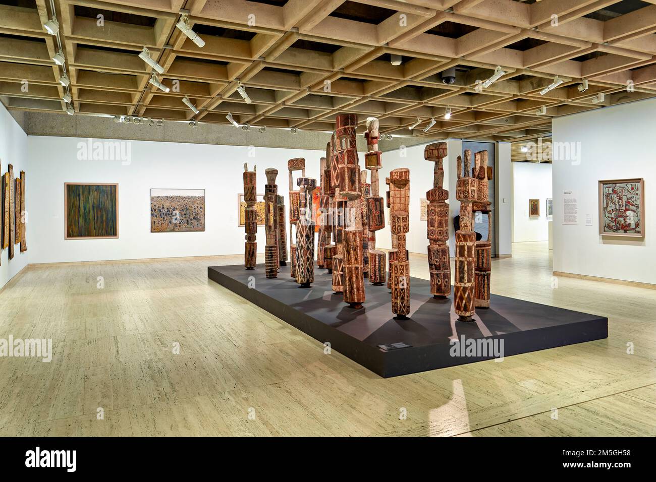 Sydney. New South Wales. Australia. The Art Gallery of NSW. Australian Art Stock Photo