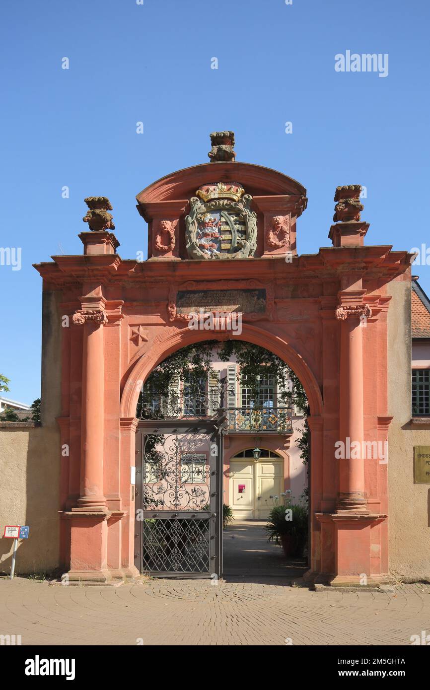 Portal and entrance to the rococo Prinz Palais in the Prinz