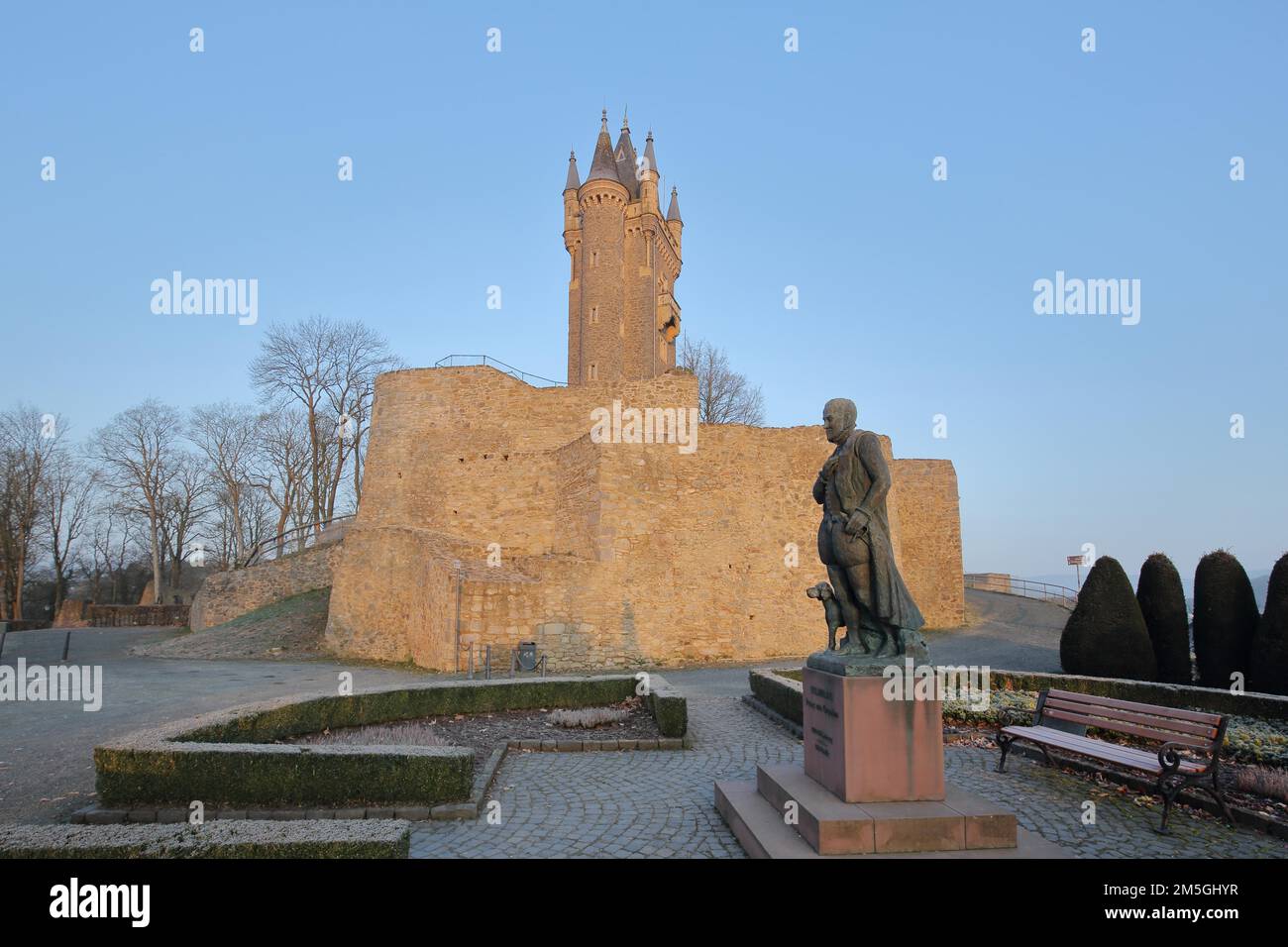 Landmark Wilhelmsturm built in 1895 and monument to Wilhelm I. 1533
