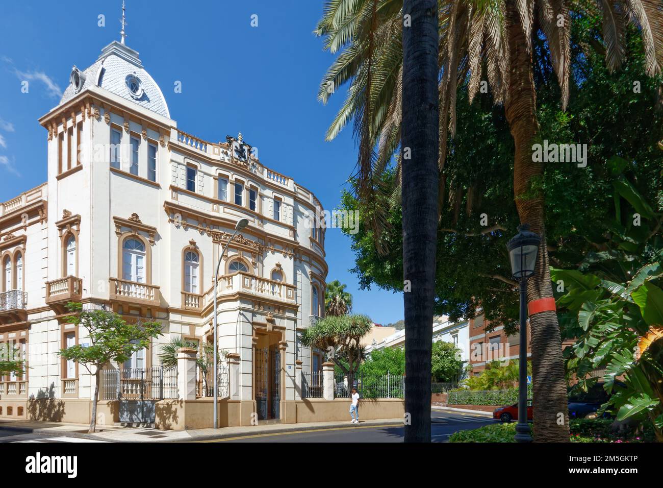 Old town in Santa Cruz de Tenerife. Stock Photo