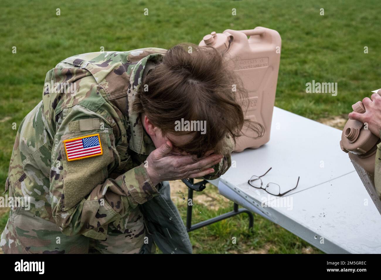 U.S. Army Spc. Krista Steiner, satellite communication systems operatormaintainer with 39th