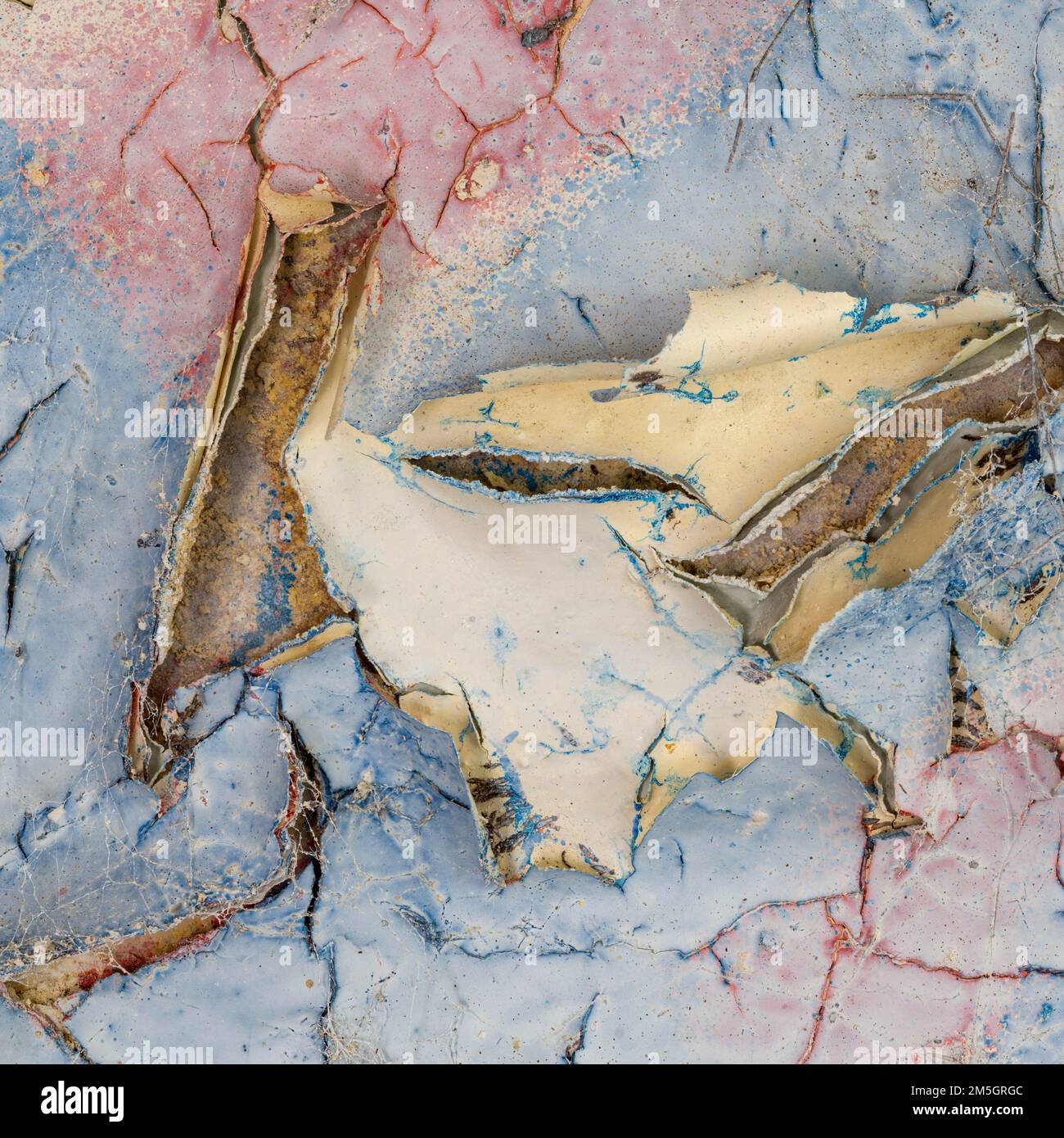 Abstract blue grungy wall hi-res stock photography and images - Alamy