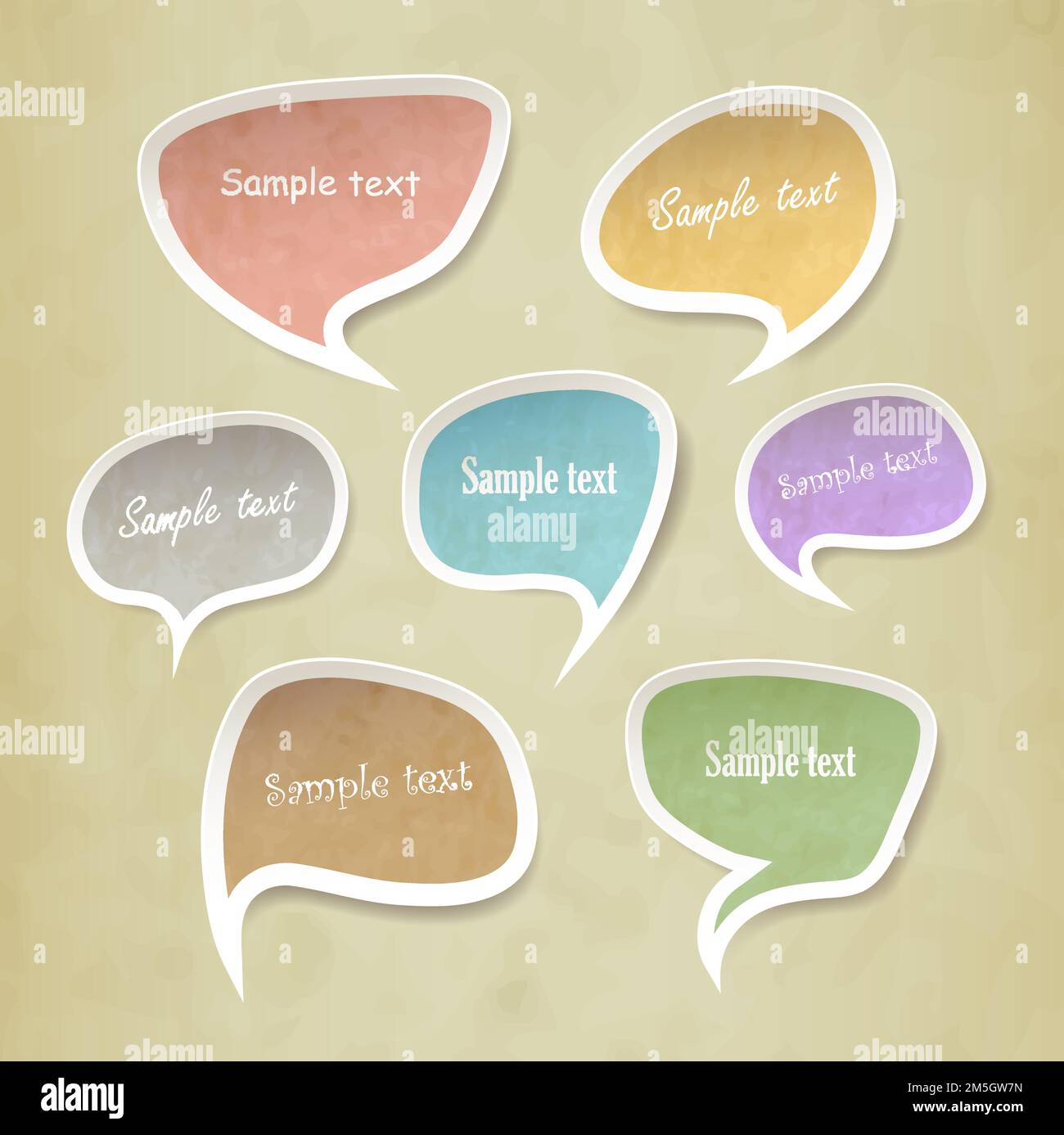 speech bubbles vector set Stock Vector Image & Art Alamy