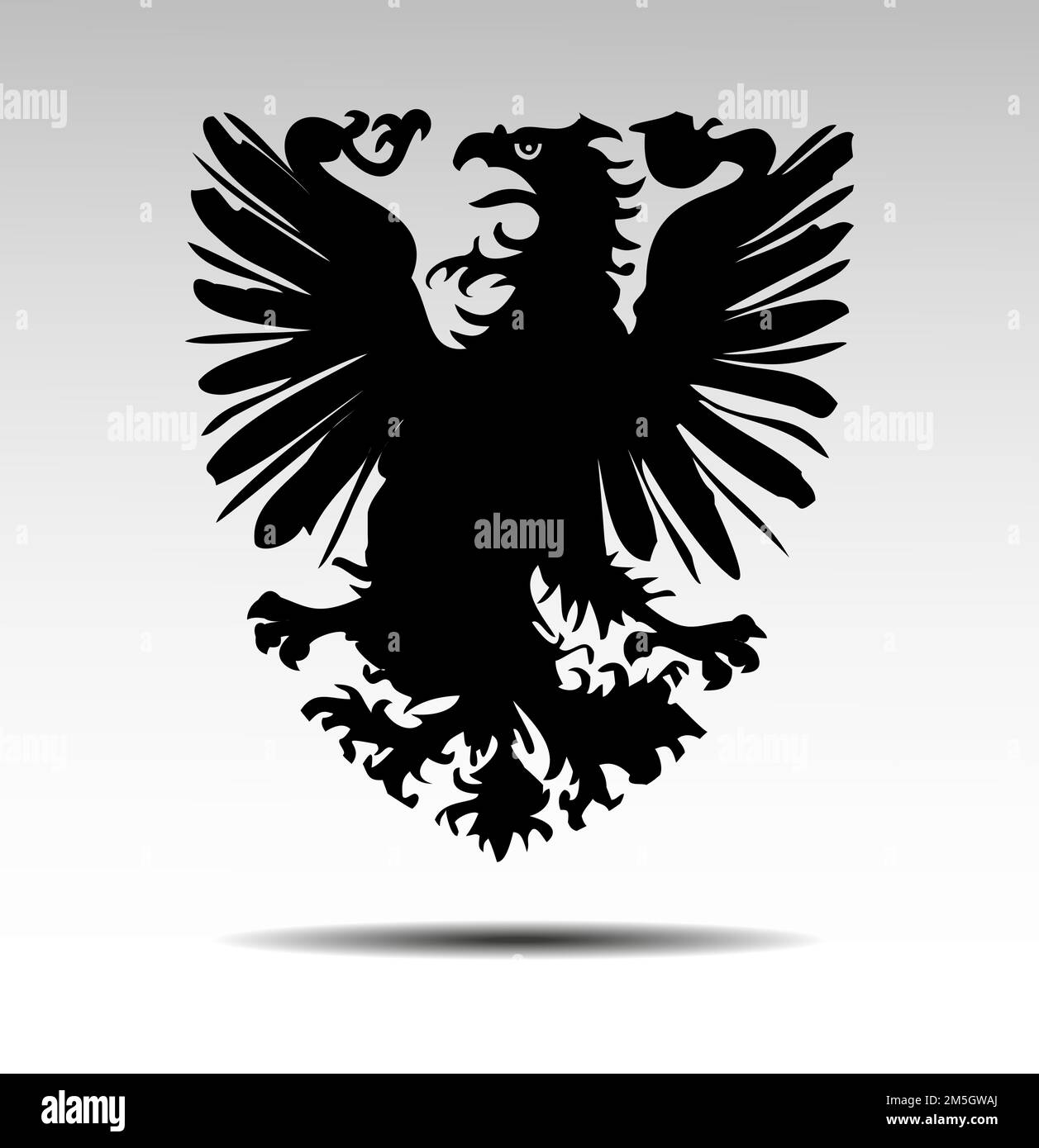 Heraldic symbols of an eagle vector Stock Vector Image & Art Alamy