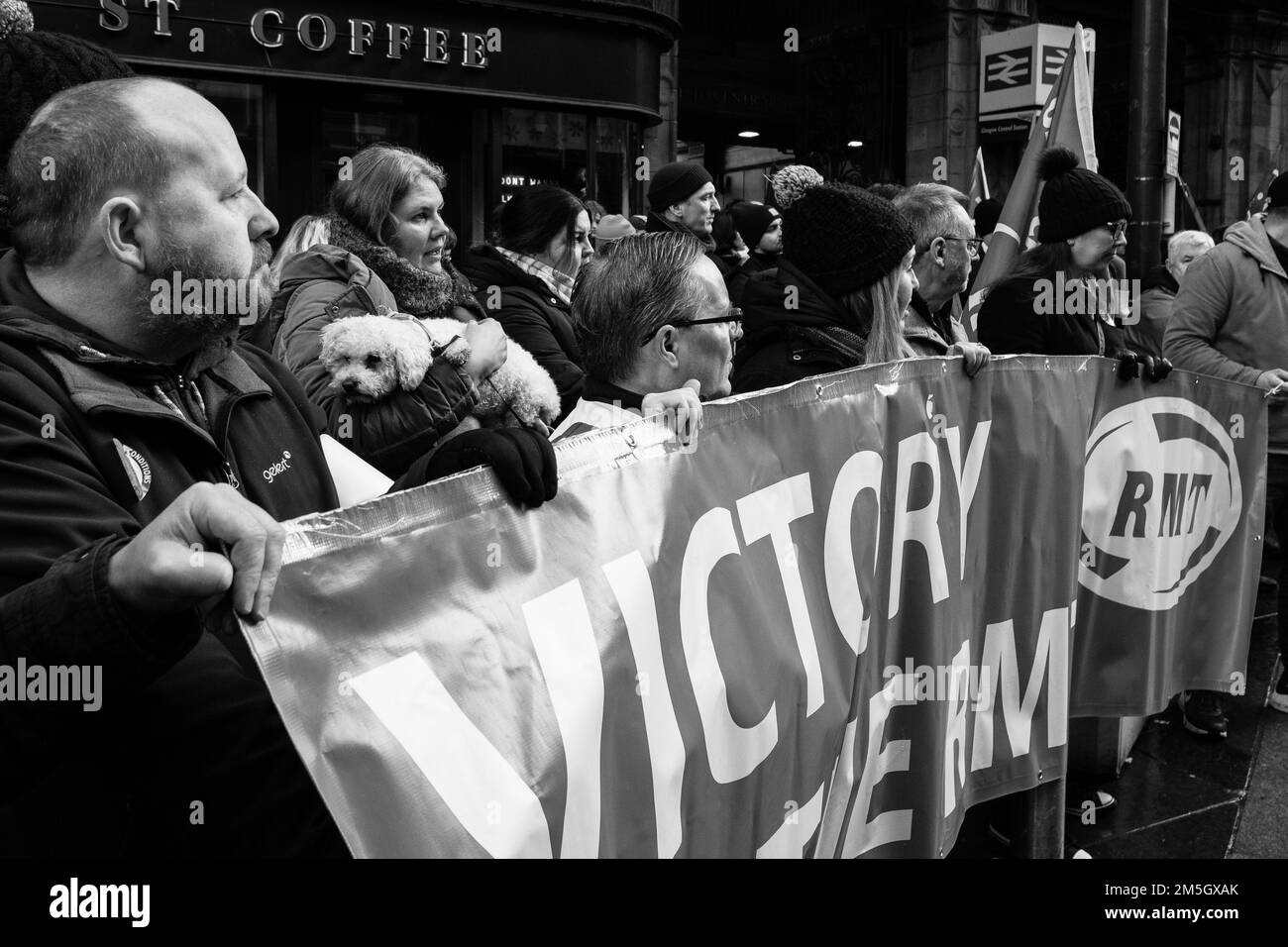 Glasgow Strike Solidarity rally in support of the National Union of
