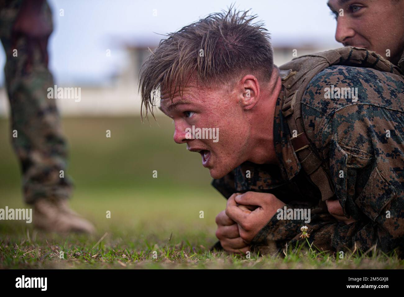 U.S. Marine Corps Cpl. Kyler Young, a team leader with 2nd Battalion ...