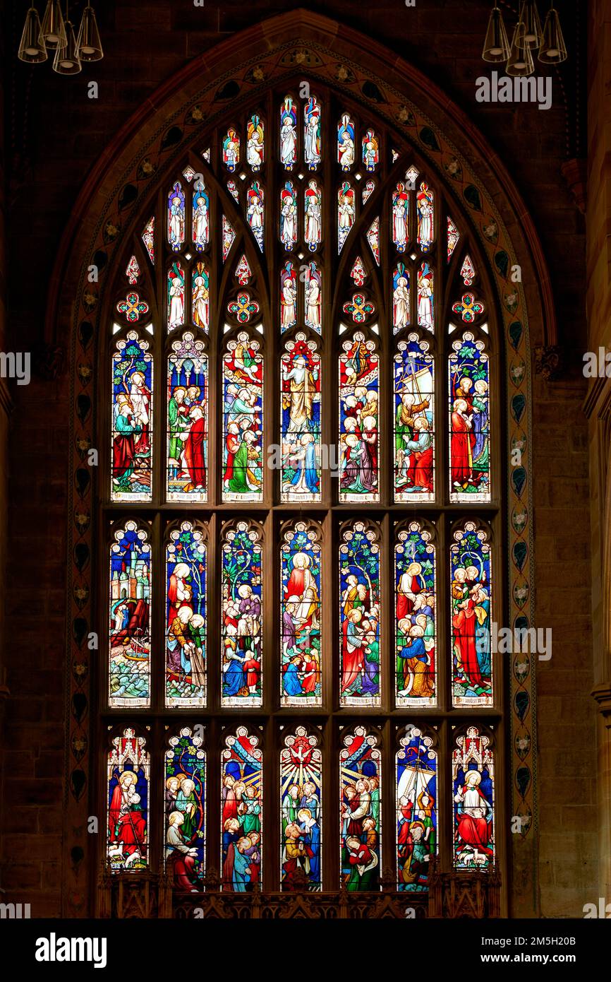 Sydney. New South Wales. Australia. Stained glass in St. Andrew's