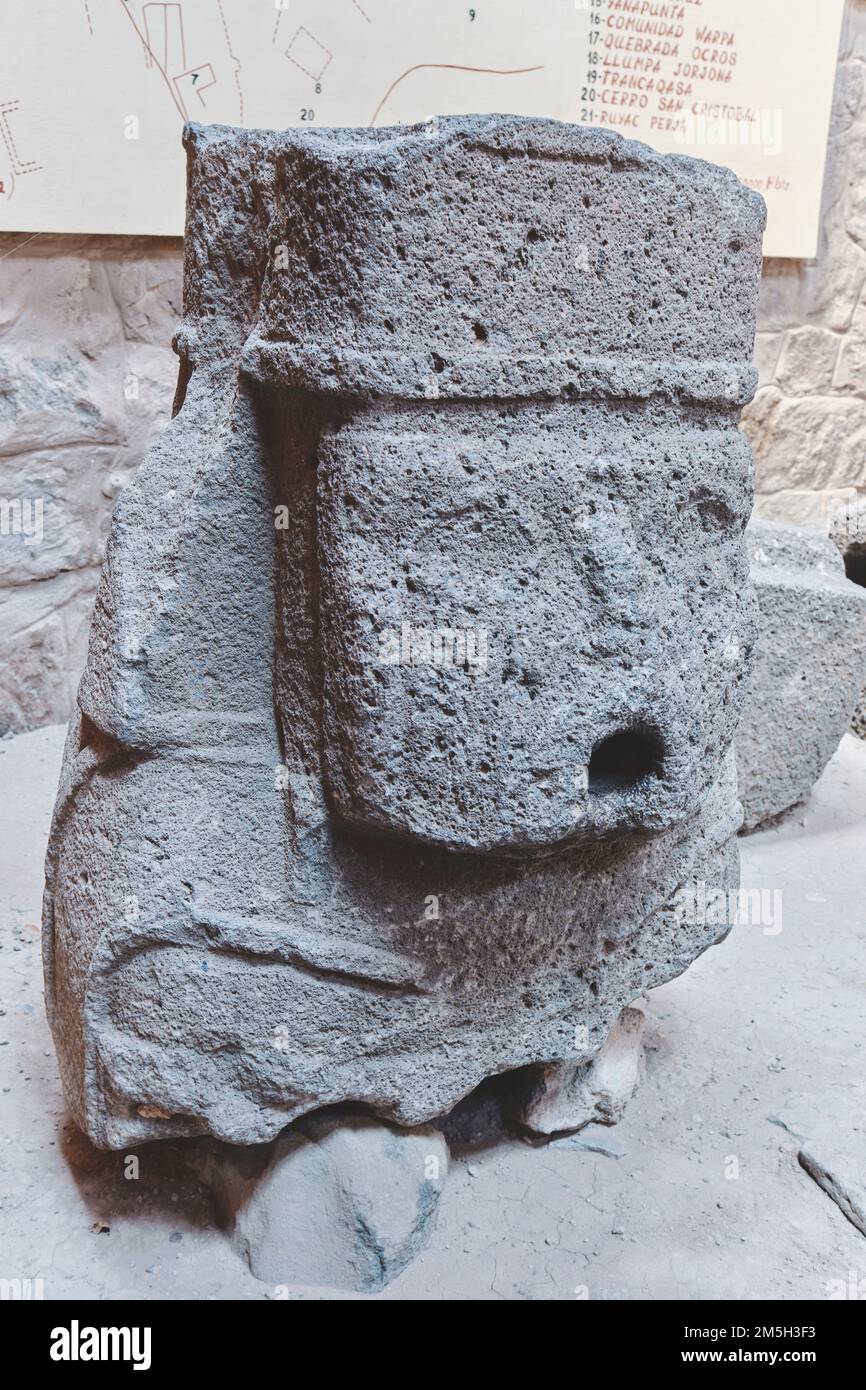 Ayacucho, Peru, 2022. Museum Wari Archaeological Complex, Ayacucho. Peru Stock Photo