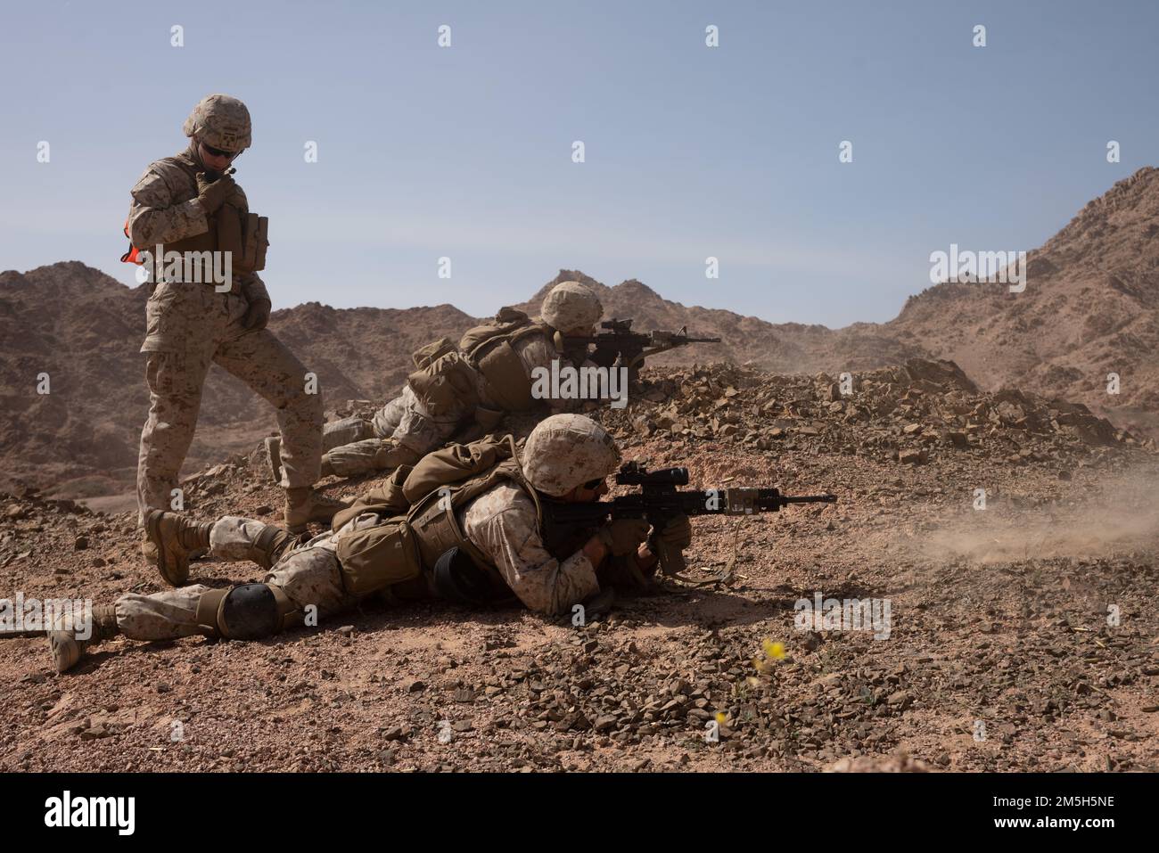 Suprising Fire CAMP TITIN, Jordan (March 17, 2022) - Marines assigned to Golf Company ...