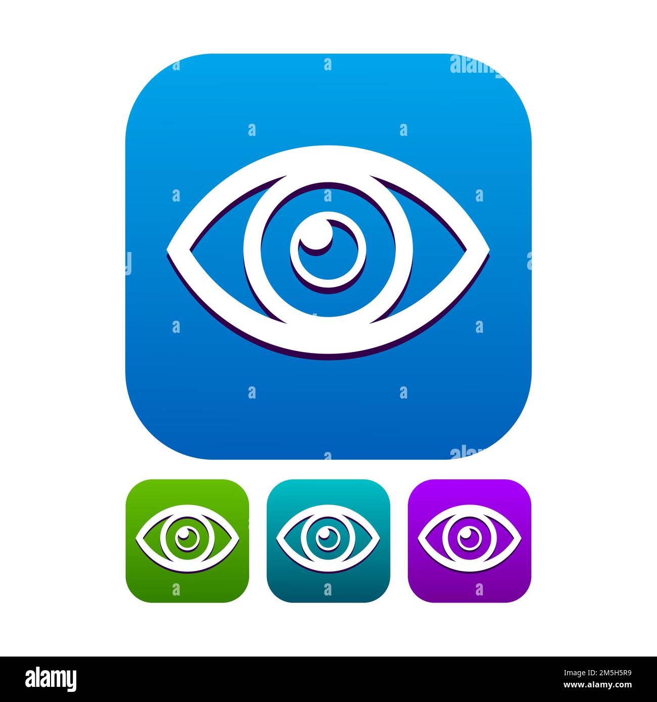 Eye interface icon hi-res stock photography and images - Alamy