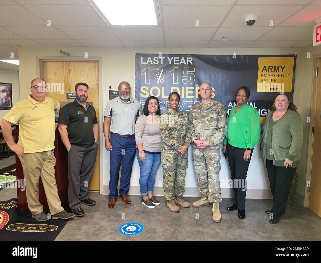 The Fort Bragg Army Emergency Relief team kicks off the 2022 campaign