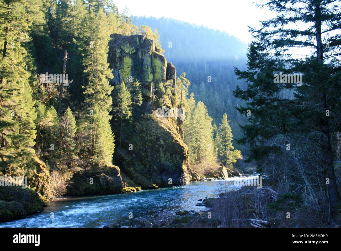 Rogue-Umpqua Scenic Byway - Elevation Rock in the Afternoon. This is ...