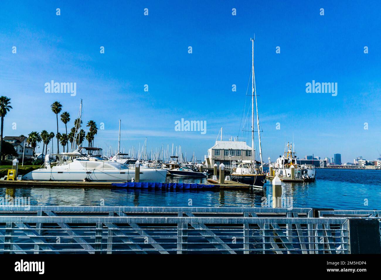 Grand Marina on Alameda Island California Stock Photo