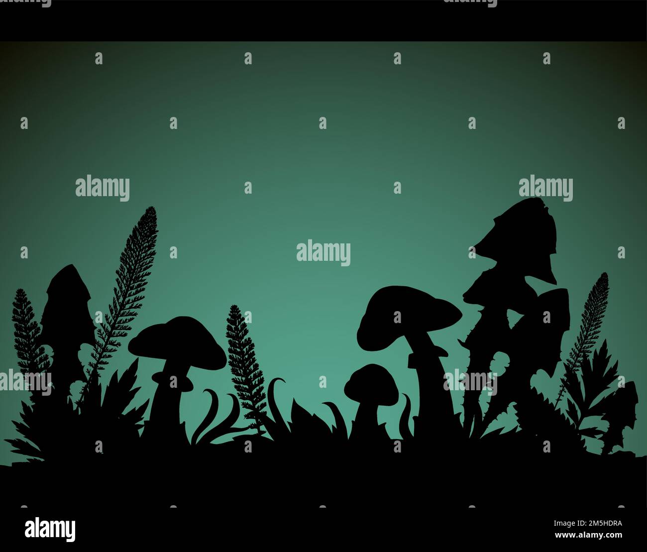 Halloween background vector design silhouette Stock Vector Image & Art ...