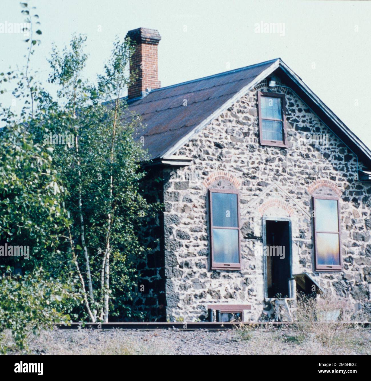 Copper Country Trail Historic Buildings. The former Calumet and Hecla Mining Offices. Location