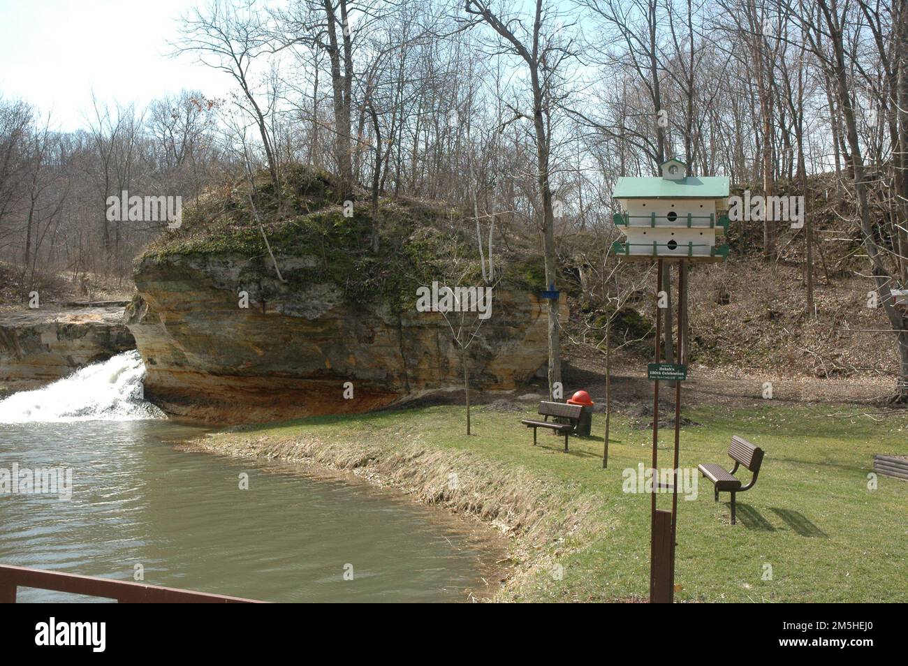 Historic Bluff Country Scenic Byway Birdhouse in Como Falls Park