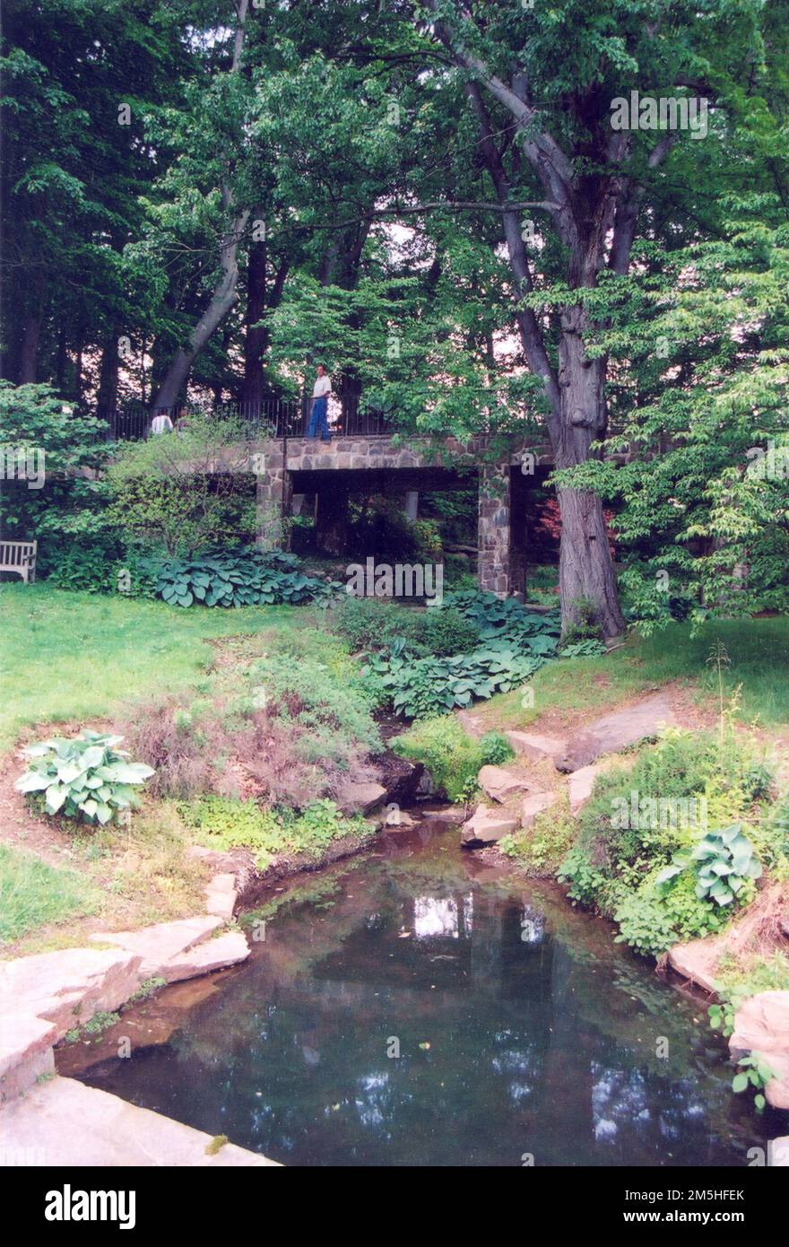 Brandywine Valley Scenic Byway Bridge and Quarry Garden at Winterthur