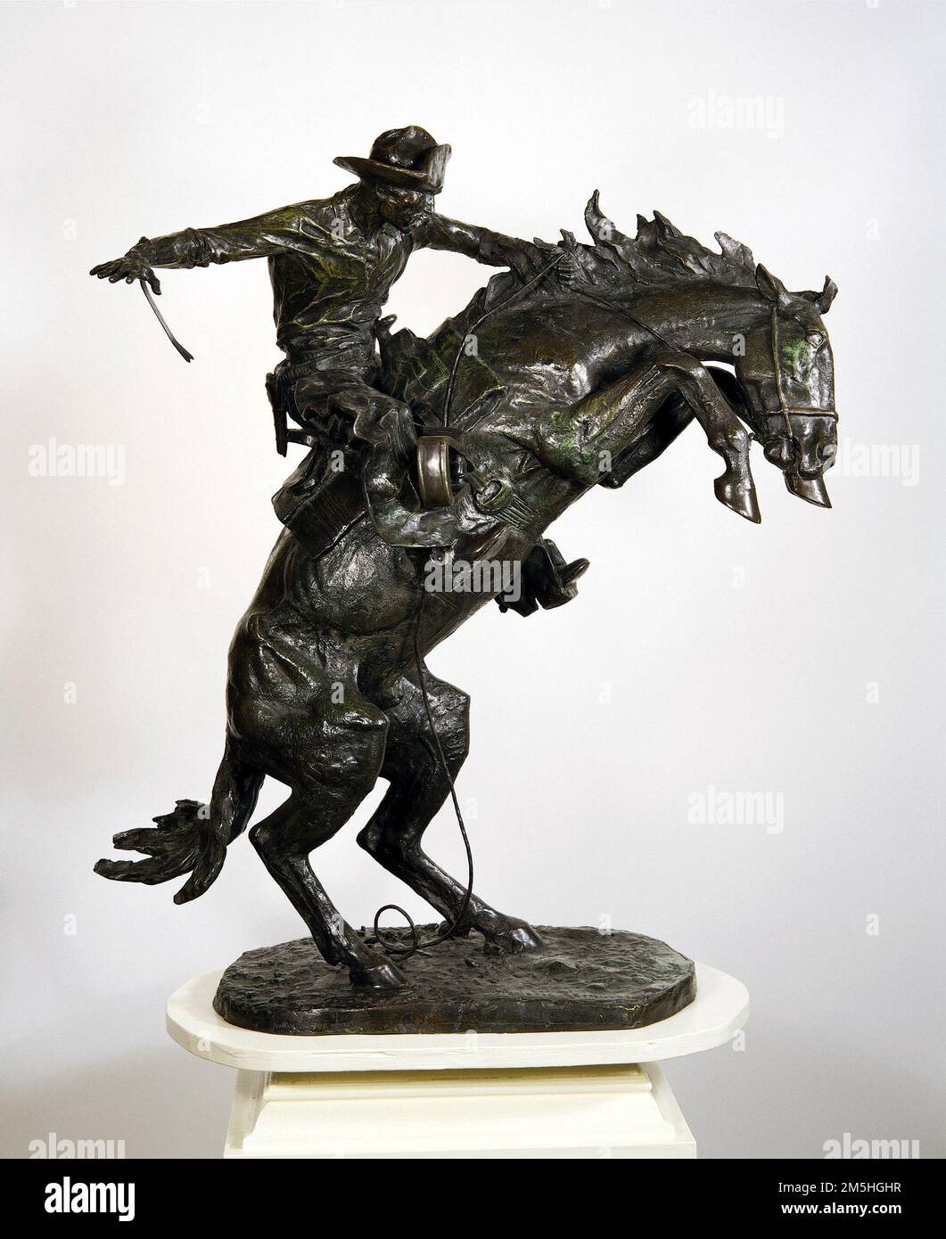 Great Lakes Seaway Trail The Bronco Buster. This wild sculpture by