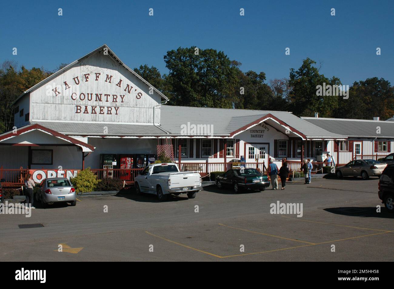 Amish Country Byway Kauffman's Country Bakery. Tourists visit one of