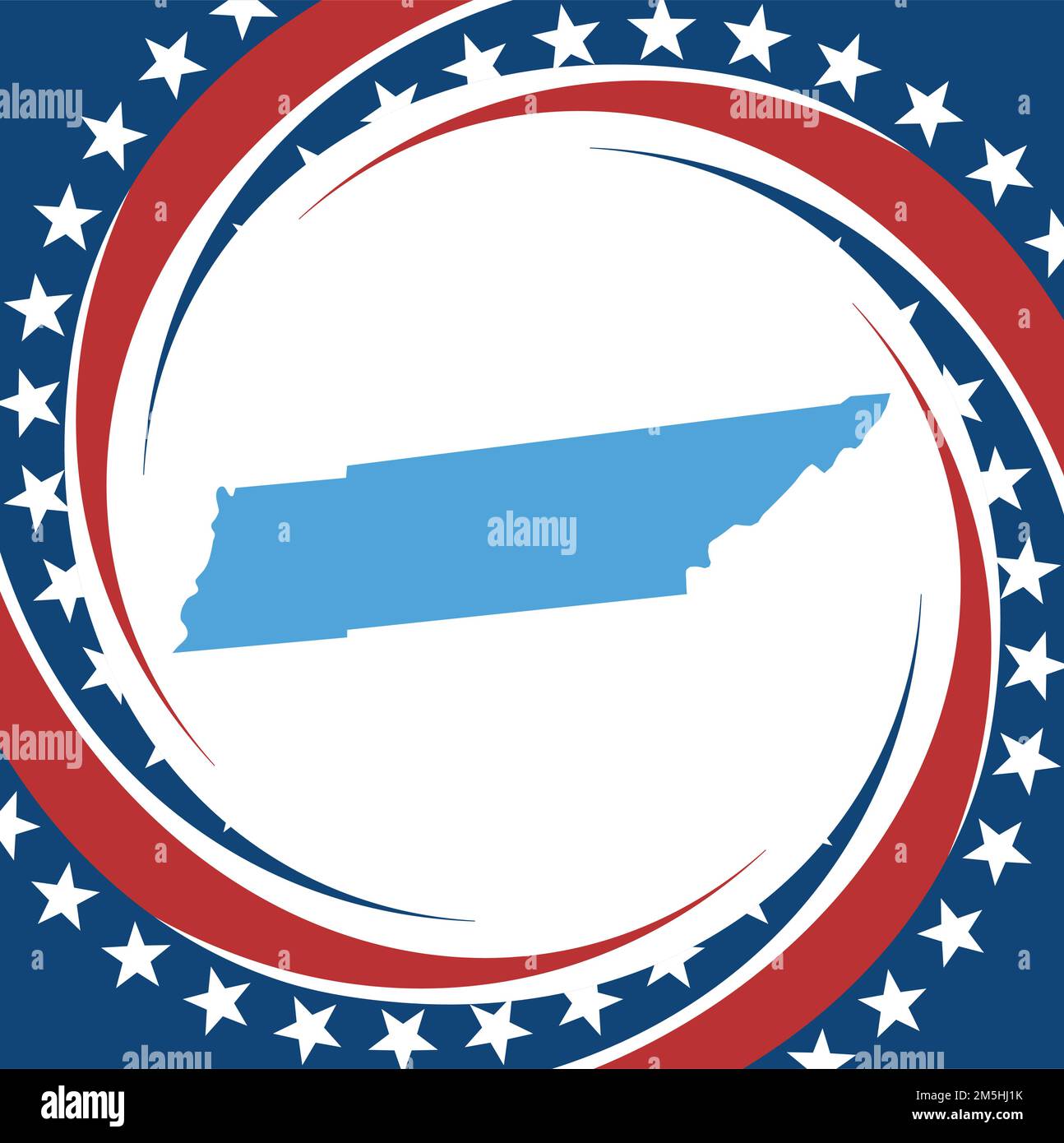 Label with map of Tennessee, vector Stock Vector Image & Art - Alamy