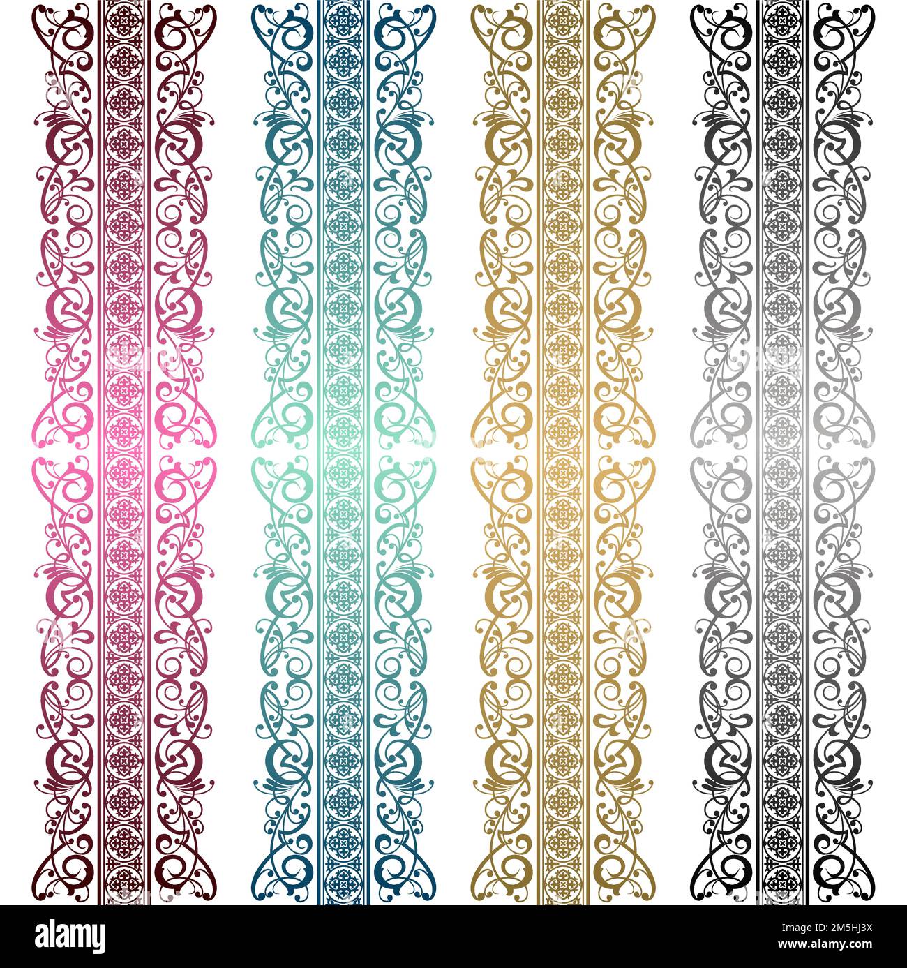 Royal vintage damask vector ornament Stock Vector Image & Art - Alamy