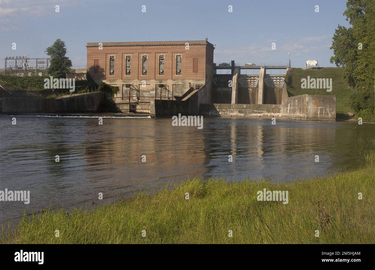 River Road Scenic Byway - Hydroelectric Building on Foote Dam. A
