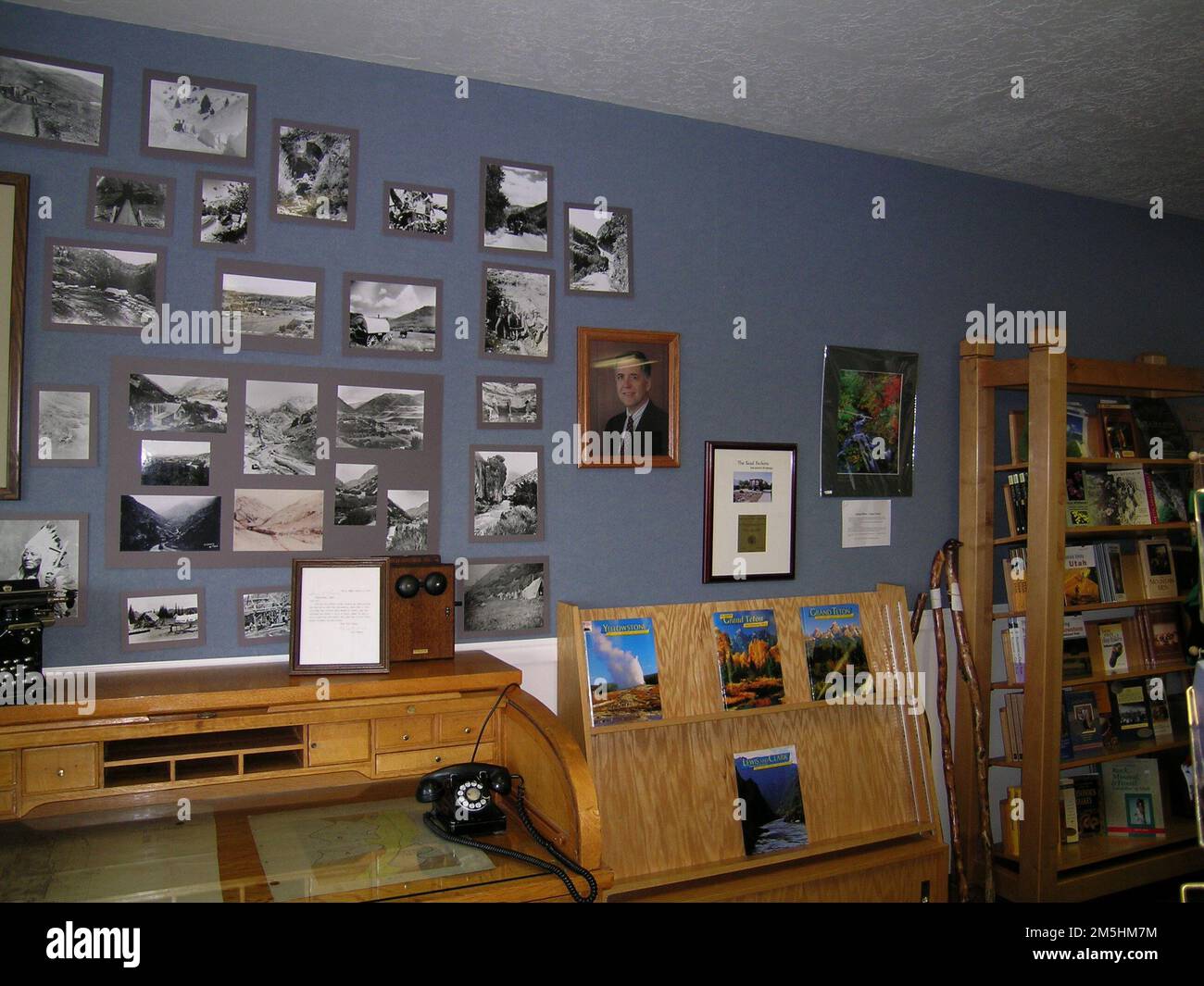 Logan Canyon Scenic Byway Display at Logan Ranger Station. Historic