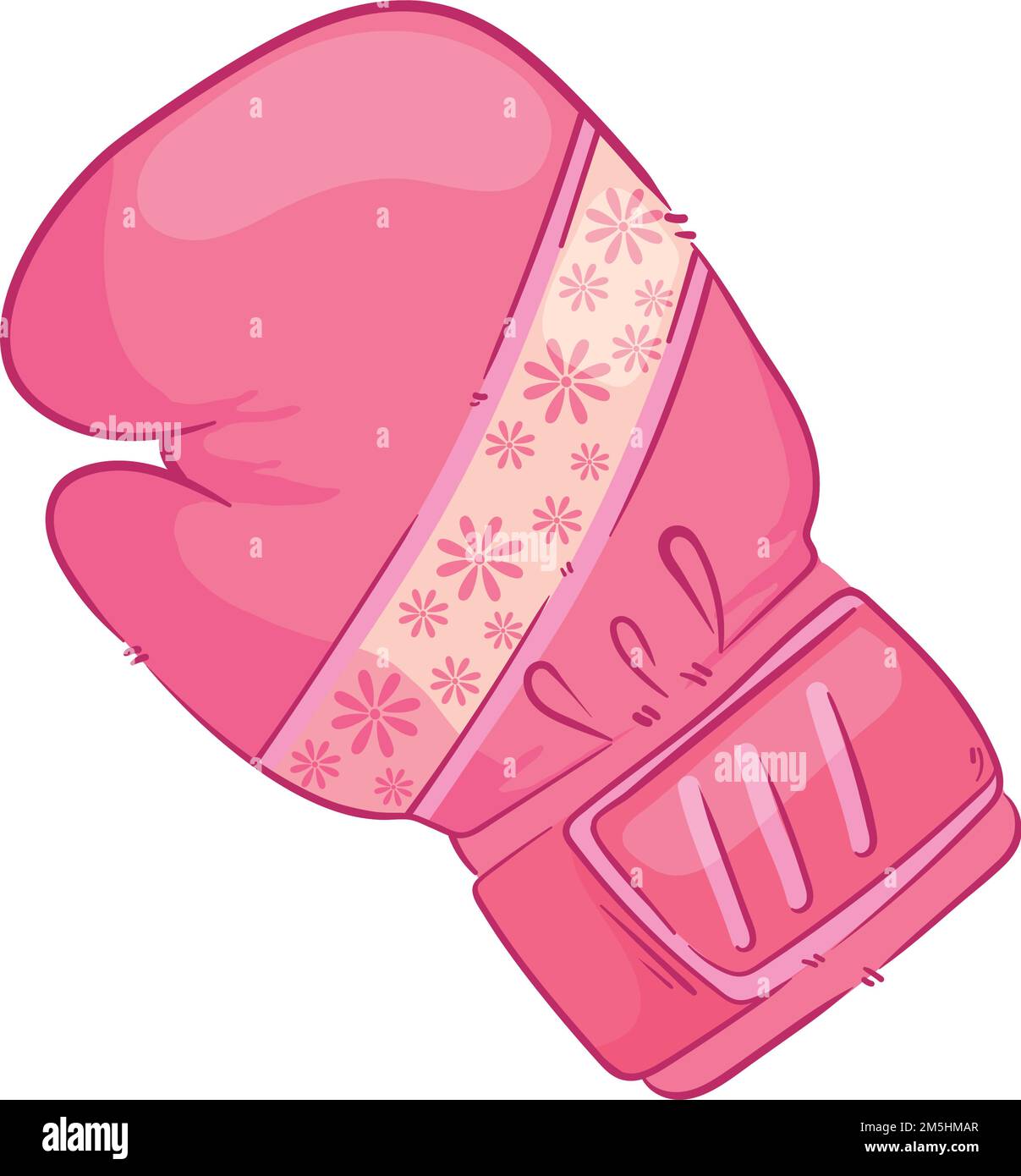 pink boxing glove Stock Vector Image & Art Alamy