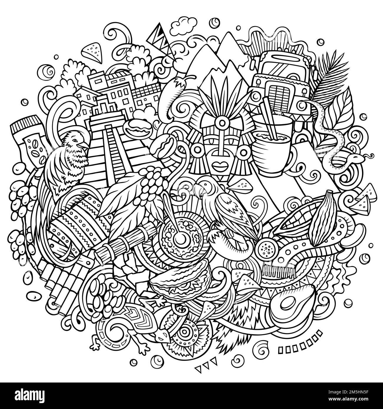 Guatemala Coloring Pages