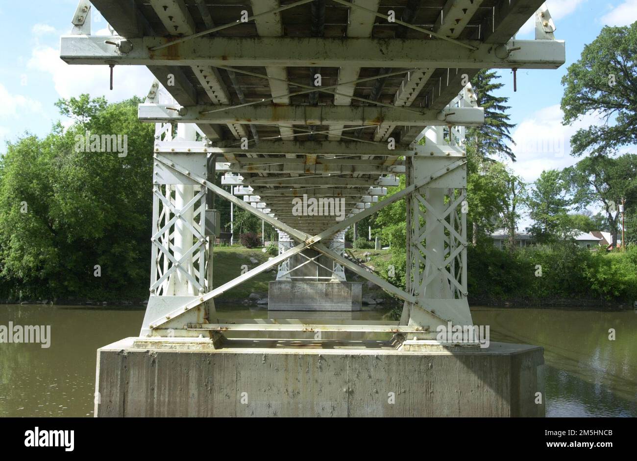 Sheyenne River Valley Scenic Byway Underneath the VCSU Footbridge