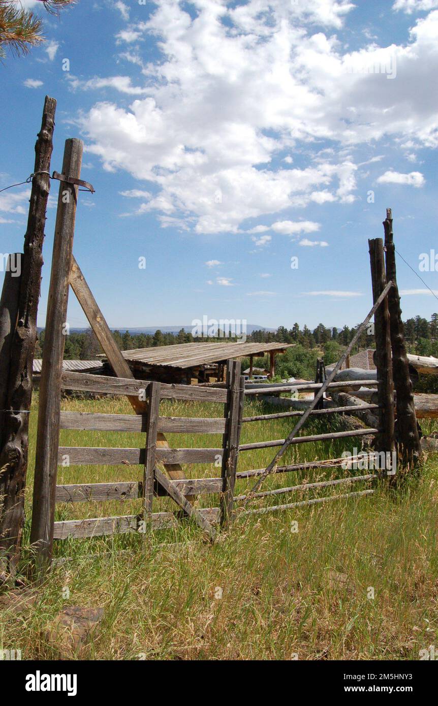 Flaming National Scenic Byway Pasture Gate at Swett's