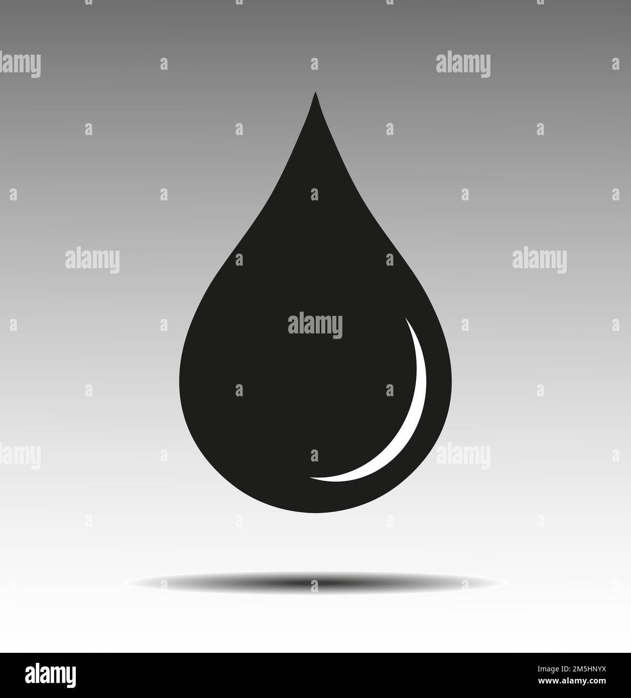vector illustraton with black oil drop Stock Vector Image & Art Alamy