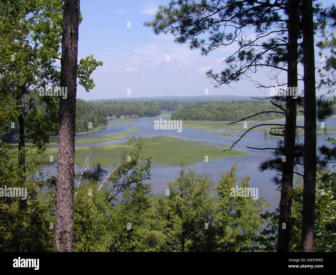 River Road Scenic Byway View of Au Sable River from Westgate