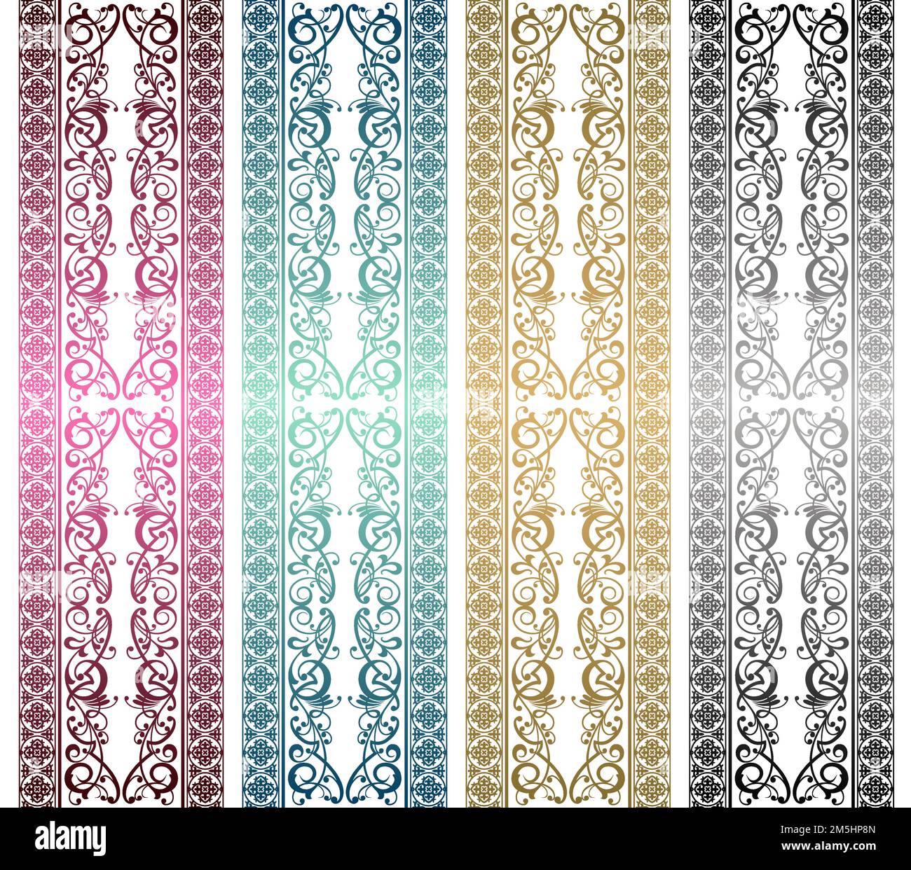Royal vintage damask vector ornament Stock Vector Image & Art - Alamy