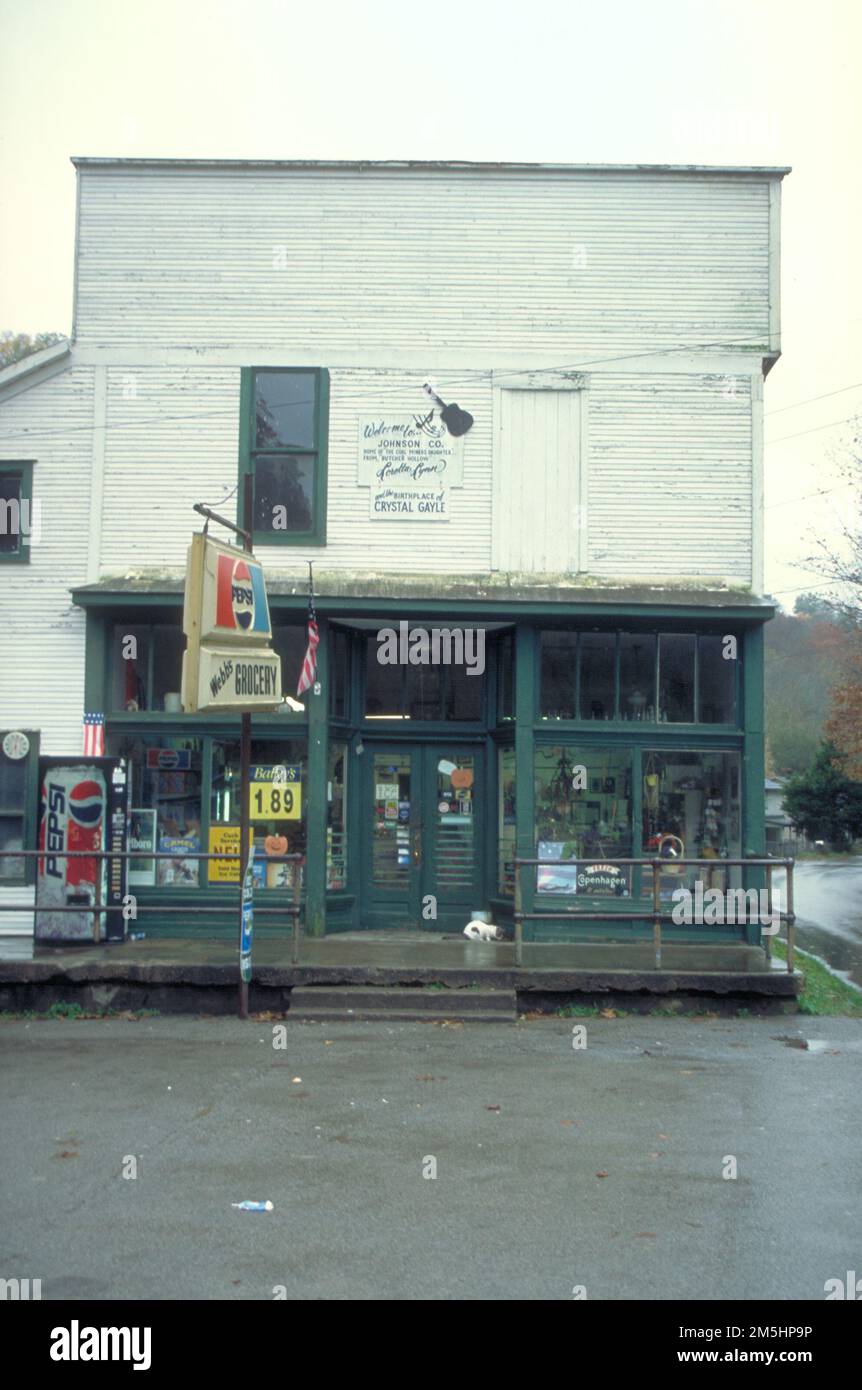 Country Music Highway Store in Van Lear. An oldfashioned country