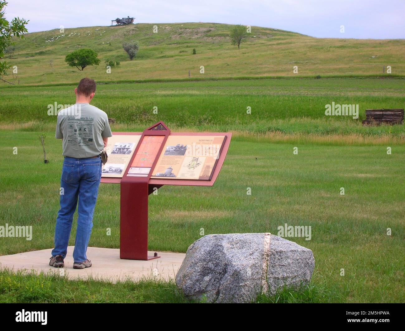Sheyenne River Valley Scenic Byway Reading about the Kathryn Area. A